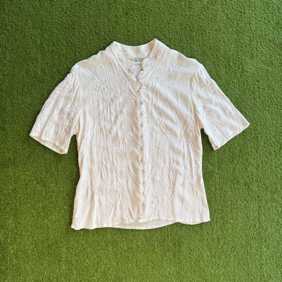 Together! Embroidered Button Blouse - Picture 1 of 3